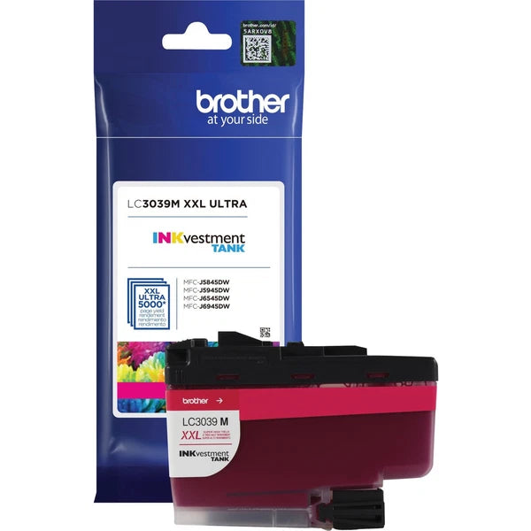 LC3039M - Brother Ultra High-yield Magenta INKvestment Tank Ink Cartridge