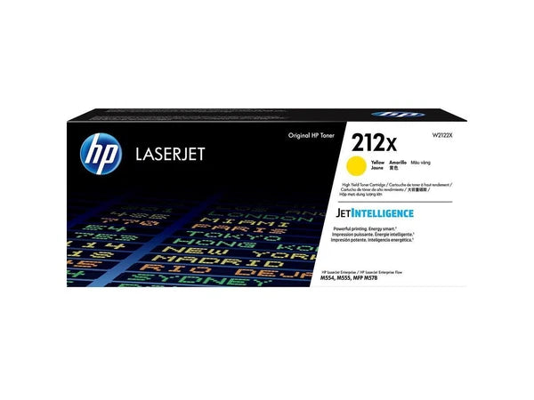 W2122X - HP 212X Toner Cartridge High Yield Yellow