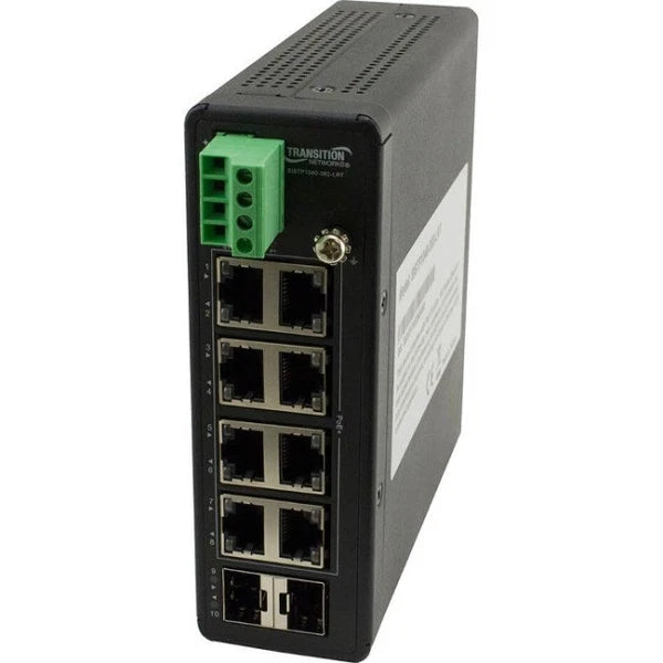 SISTP1040-382-LRT - Transition Networks Gigabit Ethernet PoE+ Switch