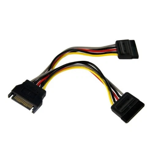 PYO2SATA - StarTech 6in SATA Power Y Splitter Cable Adapter