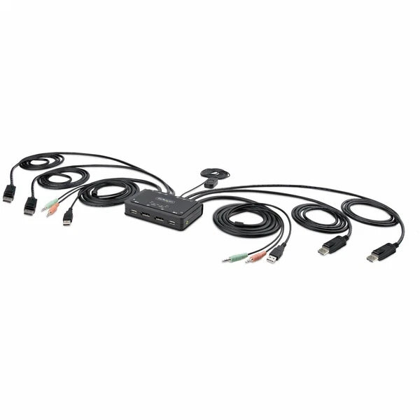 C2-DD46-UA2-CBL-KVM - StarTech 2-Port Dual-Monitor DisplayPort Cable KVM Switch
