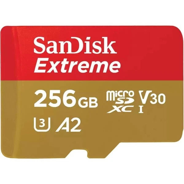 SDSQXAV256GAN6MA - SanDisk Extreme 256 GB Class 3/UHS-I U3 V30 microSDXC