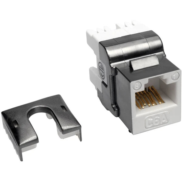 N238-001-WH-6A - Tripp Lite Cat6a 110-Style Punchdown RJ45 Keystone Jack White