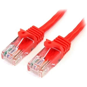 45PATCH3RD - StarTech 3ft Cat5e Snagless UTP Patch Cable Red