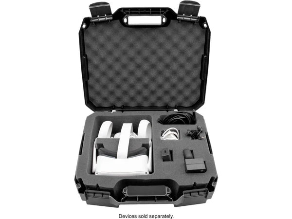 TAC17-OCS2 - Oculus Casematix Hard Shell Travel Case Custom Designed to fit Quest 2 VR Headse