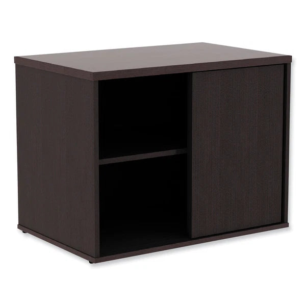 ALELS593020ES - Alera Open Office Low Storage Cab Cred 29 1/2w x 19 1/8d x 22 7/8h Espresso