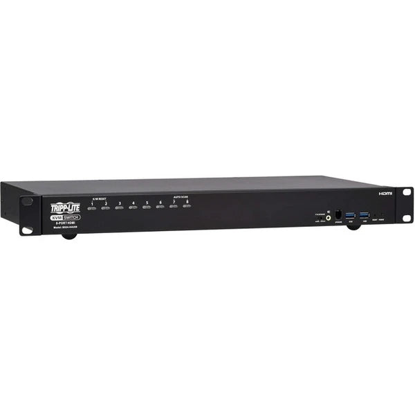 B024H4U08 - Tripp Lite 1U Rack Mount 8-Port 4K60Hz HDMI USB Peripheral KVM Switch