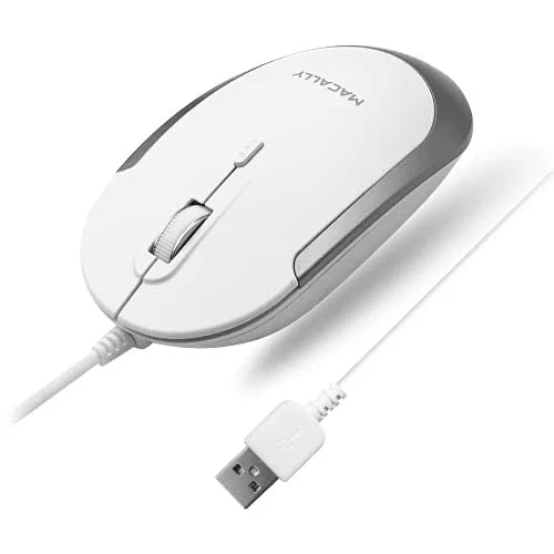 UCDYNAMOUSEW - Macally USB-C Optical Mouse White Accs USB-C Optical Mouse White