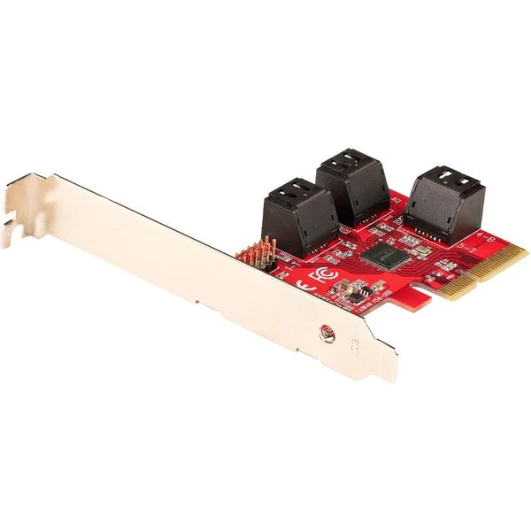 6P6GPCIESATACARD - StarTech 6 Port PCIe SATA Expansion Card 6Gbps