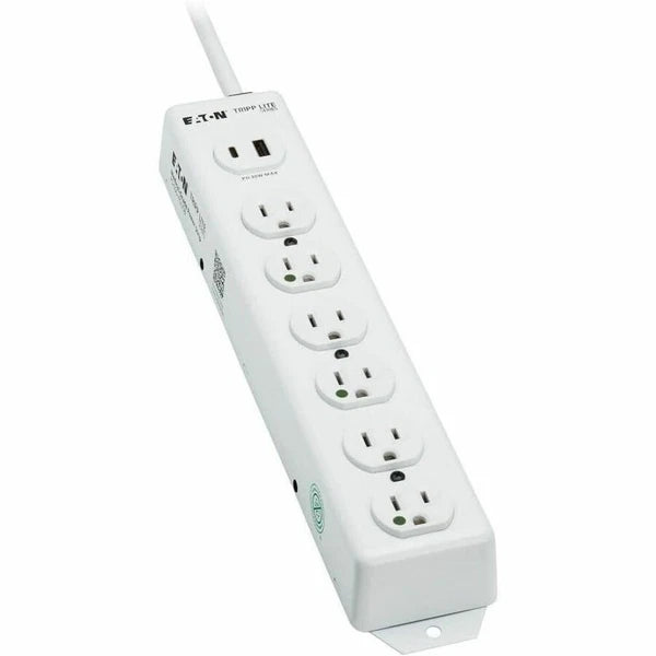 PS606HGUSB - Tripp Lite Safe-IT UL 1363 Medical-Grade Power Strip 6 Outlets 6-Ft Cord