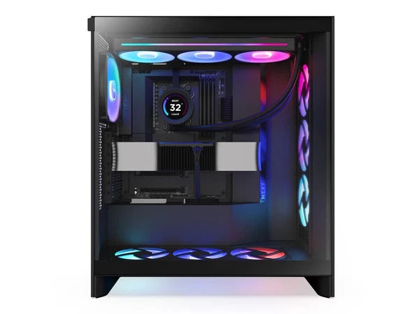 CM-H72FB-R1 - NZXT H7 Flow RGB 2024 Mid-Tower CaseAll Black
