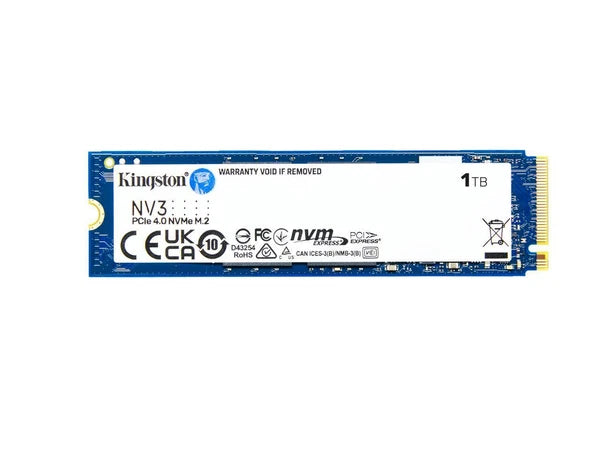 SNV3S/1000G - Kingston NV3 M.2 2280 1TB PCIe 4.0 x4 NVMe Internal Solid State Drive