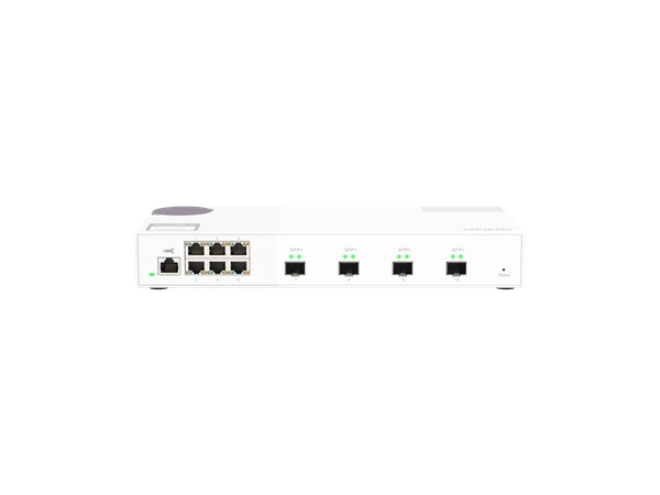 QSW-M408S - QNAP 6-port layer 2 managed switch. 6 x 2.5GbE 1G/100M ports