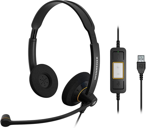1000551 - Sennheiser EPOS SC 60 504547 Binaural On-Ear USB Headset