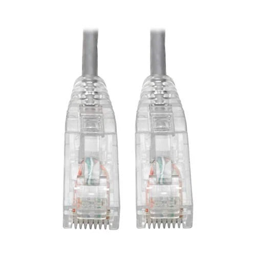 N201-S15-GY - Tripp Lite Cat6 UTP RJ45 Gigabit Snagless Molded Slim Patch Cable