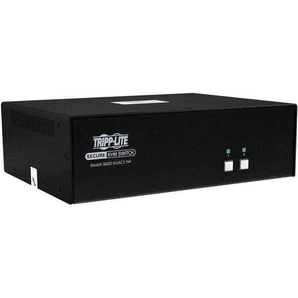 B002-H2AC2-N4 - Tripp Lite Secure KVM Switch 2-Port Dual Head HDMI to HDMI