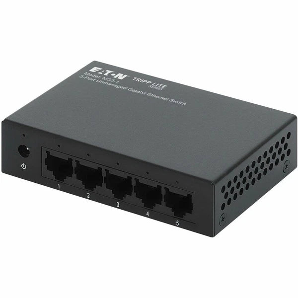 NG51 - Tripp Lite 5-Port 10/100/1000 Mbps Desktop Gigabit Ethernet Unmanaged Switch