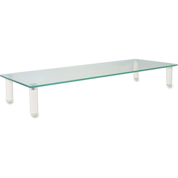 MS370 - Kantek Glass Monitor Riser/Desk Shelf