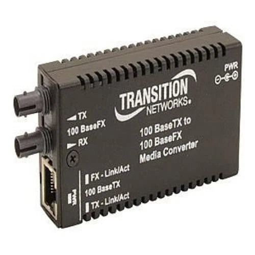 M-E-TX-FX-01-SC--NA - Transition Networks Stand-Alone Mini Fast Ethernet Media Converter