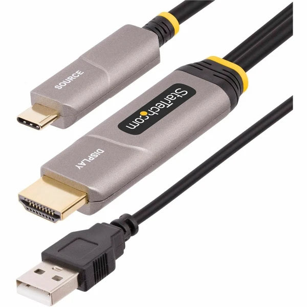 145B-USBC-HDMI4K-AOC - StarTech 30ft 9.15m USB-C to HDMI 2.0 Active Optical Cable AOC