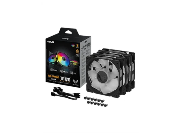90DA00D0-B08020 - Asus TUF Gaming TR120 ARGB Reverse FanBlackTriple Higher Cooling