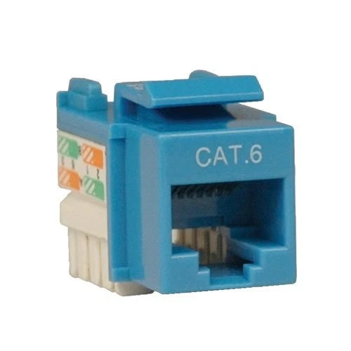 N238001BL - Tripp Lite Cat. 6/cat. 5e 110 Punch Down Keystone Jack Network Connector