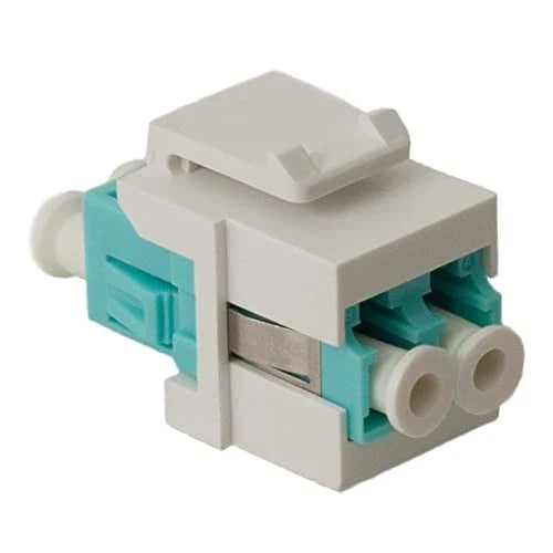 IC107LCGWH - ICC LC Fiber Optic Keystone Coupler OM3