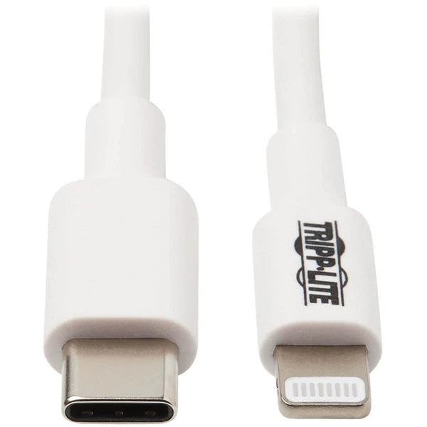 M102003WH - Tripp Lite 3ft Lightning to USB C Charging Cable
