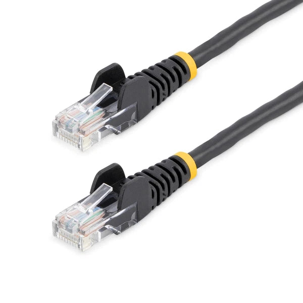 87296 - StarTech 25ft Black Utp Cat5e Snagless Patch Cable