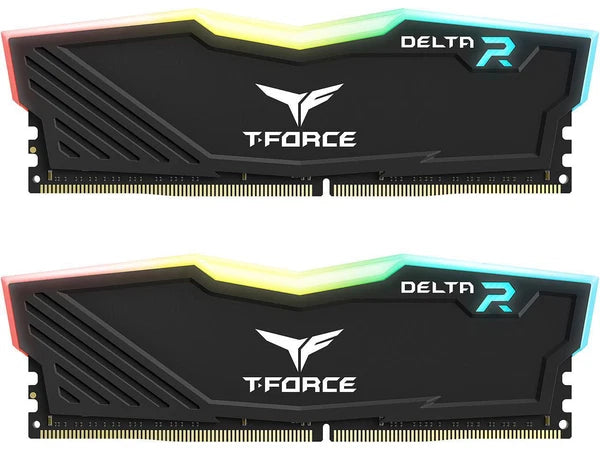 TF3D416G3200HC16FDC0 - Team Group T-Force Delta RGB 16GB 2 x 8GB PC RAM DDR4 3200 PC4 25600 Memory