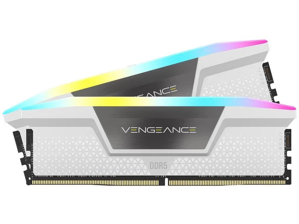 CMH64GX5M2B5600C40W - Corsair Vengeance RGB 64GB 2 x 32GB 288-Pin PC RAM DDR5 5600 PC5 44800 Desktop