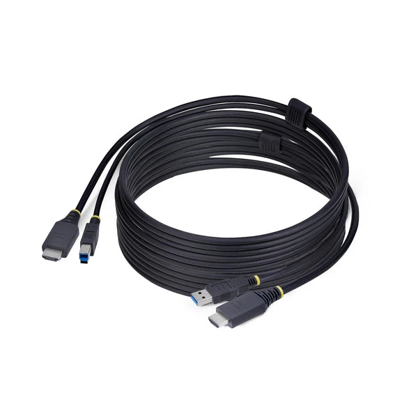 HU12210-KVM-CABLE - StarTech 10ft 3m HDMI and USB 5Gbps KVM Cable