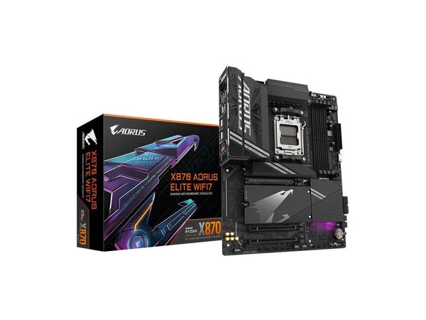 X870AORUSELITE7 - Gigabyte X870 Aorus Elite WIFI7 AM5 LGA 1718 ATX DDR5 4x M.2 PCIe 5.0 USB4