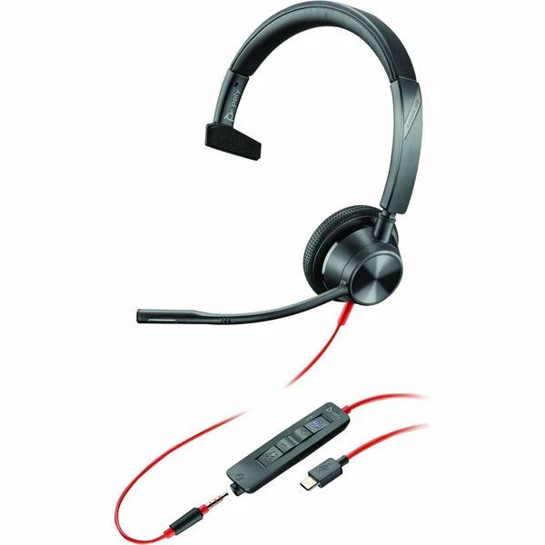 8M3U5AA-ABA - Plantronics Poly Blackwire 3315 Microsoft Teams USB-C Headset TAA