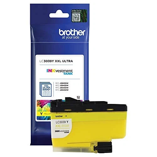 LC3039Y - Brother Ultra High-yield Yellow INKvestment Tank Ink Cartridge