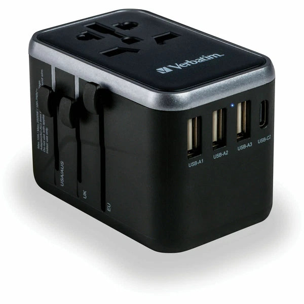 49546 - Verbatim UTA-04 Universal Travel Adapter 61W USB -C