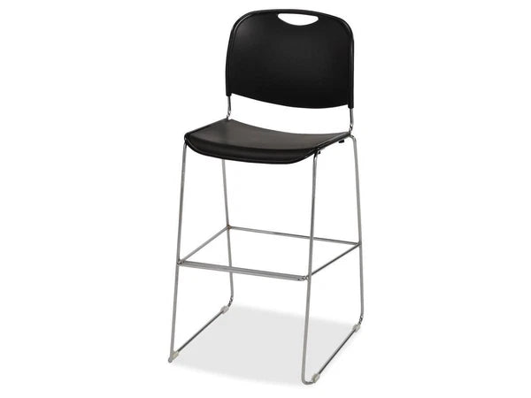 LLR42947 - Lorell Chair Bistro 450 lb Cap 19-1/4"x22-1/8"x42-7/8" BK