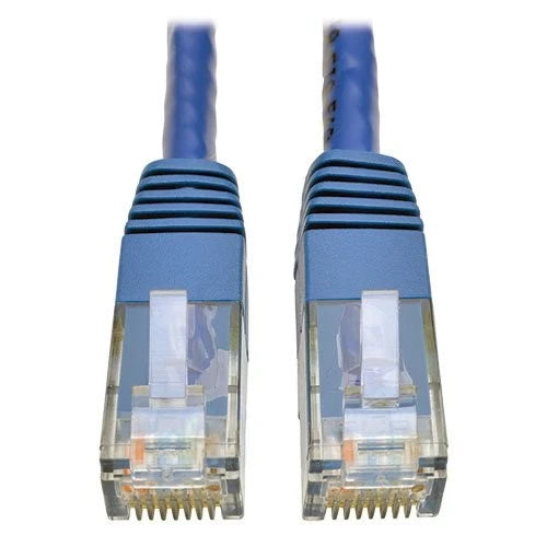 N200-001-BL - Tripp Lite Cat6 Gigabit Molded Patch Cable Rj45 550mhz 24 Awg Blue 1'