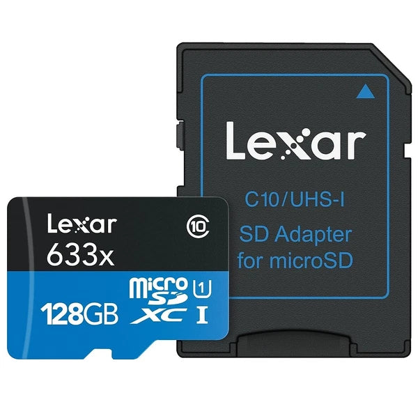 LSDMI128B2U633 - Lexar High-Performance 633x 128GB microSDXC Memory Card