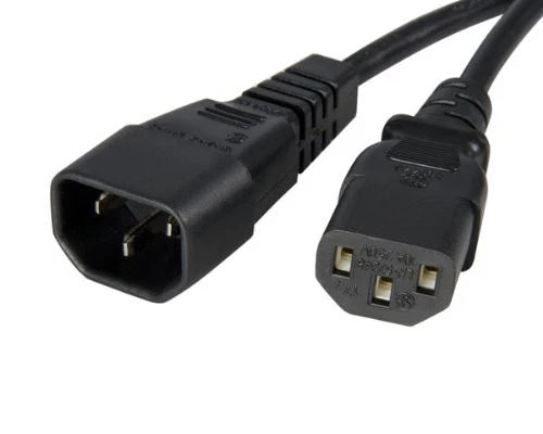 PXT1001 - StarTech 1ft 0.3m Power Extension Cord
