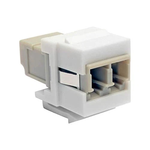 N455-000-WH-KJ - Tripp Lite Duplex Multimode Fiber Coupler Keystone Jack LC to LC White