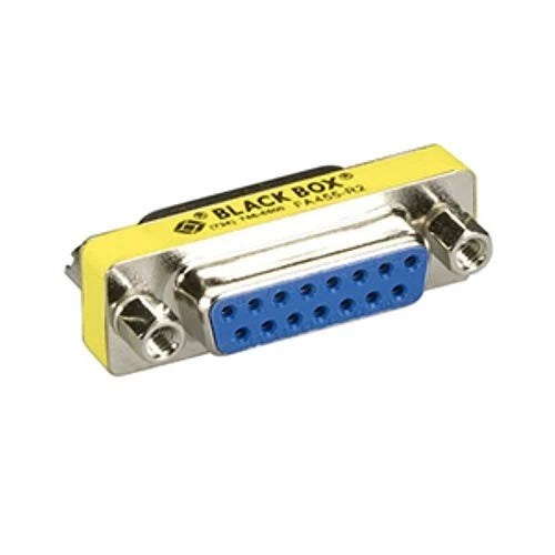FA455-R2 - Black Box DB15 Gender Changer 1 x 15-pin DB-15 Female 1 x 15-pin DB-15