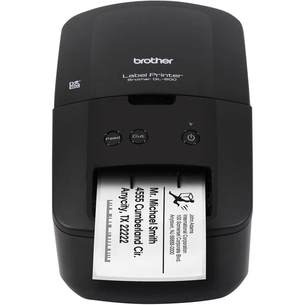 QL600 - Brother QL-600 Direct Thermal Monochrome Desktop Label/Receipt Printer