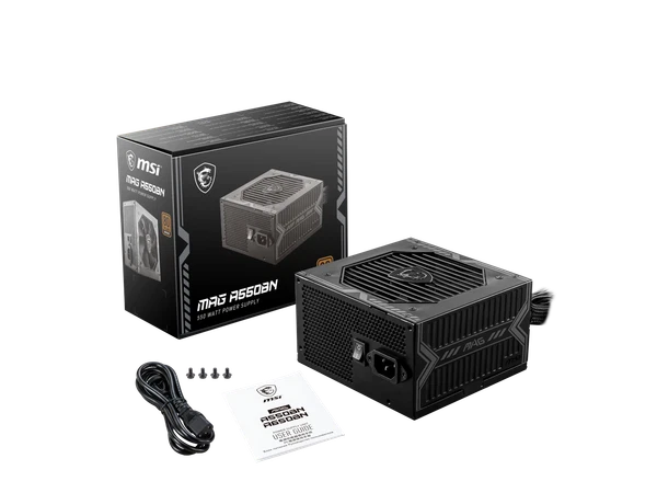 A550BN - Universal MSI 550W ATX 80 PLUS BRONZE Power Supply PSU
