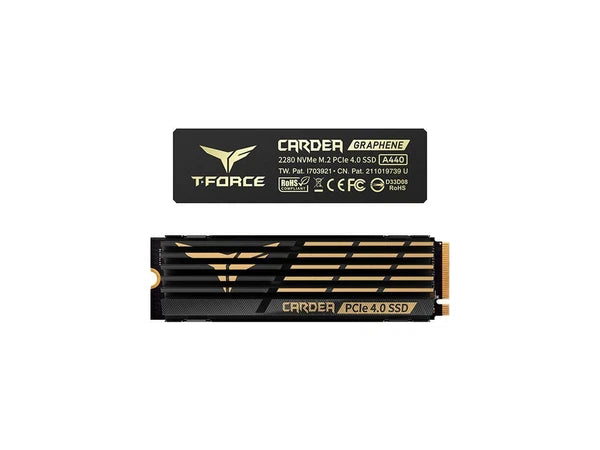 TM8FPZ001T0C327 - Team Group T-FORCE CardEA A440 M.2 2280 1TB PCIe Gen 4.0 x4 NVMe 1.4 PS5