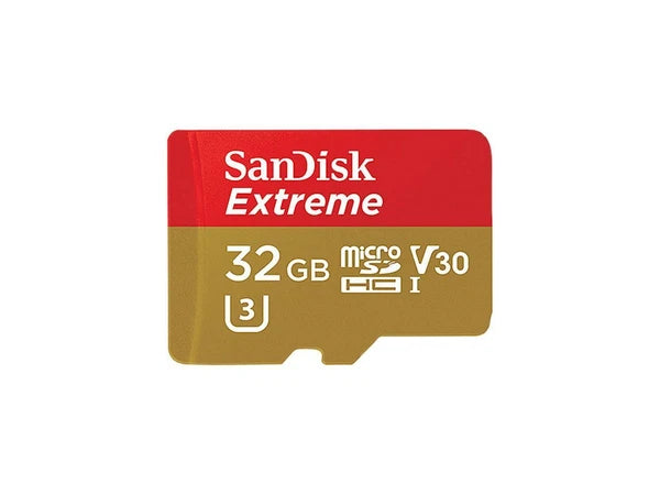 SDSQXVF032GGN6MA - SanDisk 32GB Extreme microSDHC UHS-I/U3 Class 10 Memory Card