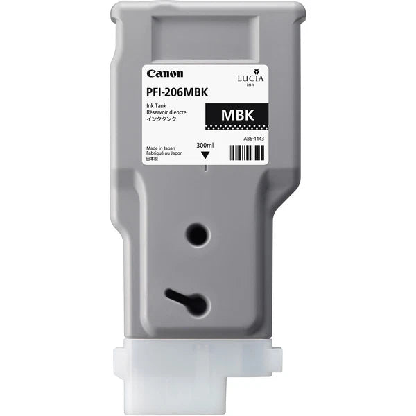 5302B001AA - Canon Lucia Ex Pfi-206mbk Ink Cartridge Matte Black Inkjet