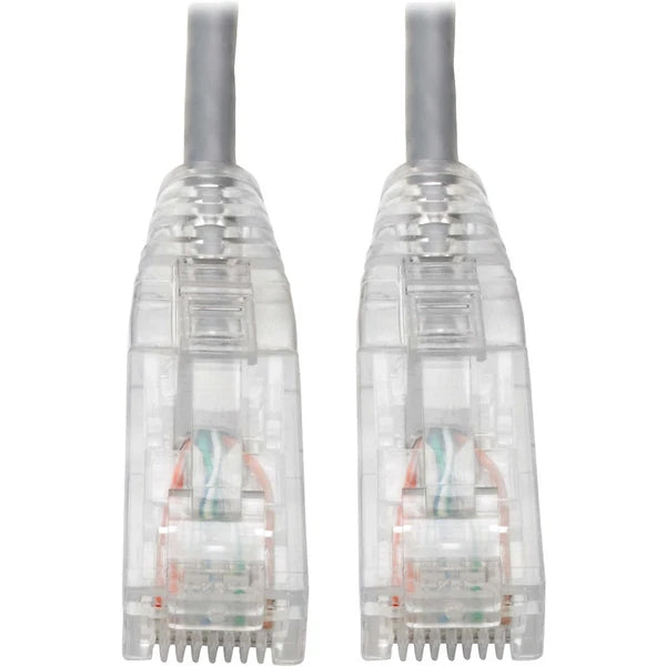 N201-S8N-GY - Tripp Lite Cat6 UTP RJ45 Gigabit Snagless Molded Slim Patch Cable