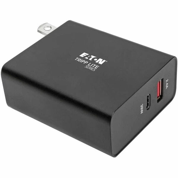 U280W02A1C1 - Tripp Lite USB Wall Charger Dual Port USB Type C & USB Type A