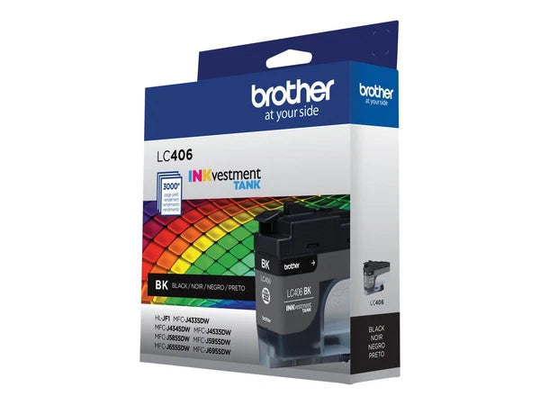LC406BKS - Brother INKvestment LC406BK Ink Cartridge